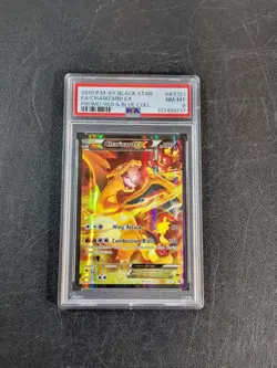 Pokemon Charizard EX XY121 PSA 8 NM-MT+ Red & Blue Collection Full Art Promo - Image 2