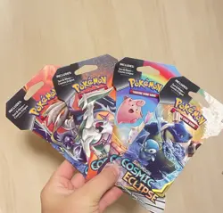 Pokemon TCG Sun & Moon Cosmic Eclipse Sleeved Booster Pack Factory Sealed - Image 2