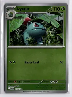 Pokemon Mega Evolution Ivysaur 002/132 Common Reverse Holo - Image 1
