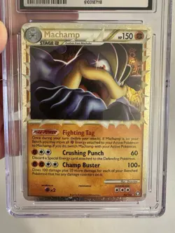2010 Pokemon Machamp Holo Ultra Rare Prime HG & SS Triumphant 95/102 CGG 9 Mint! - Image 3