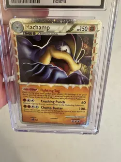 2010 Pokemon Machamp Holo Ultra Rare Prime HG & SS Triumphant 95/102 CGG 9 Mint! - Image 4