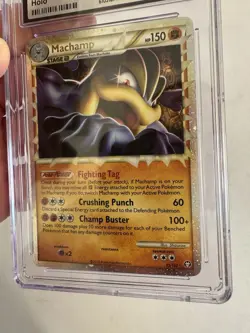 2010 Pokemon Machamp Holo Ultra Rare Prime HG & SS Triumphant 95/102 CGG 9 Mint! - Image 5