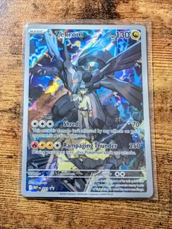 N's Zekrom #031 Mega Evolutions Full Art Black Star Promo Rare Pokemon NM-MT - Image 1