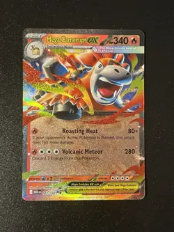 Pokemon TCG Mega Camerupt ex 022/132 Mega Evolution Holo NM - Image 1