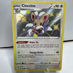 Cinccino SV094/SV122 Shining Fates: Shiny Vault Holo Pokemon NM - Image 1