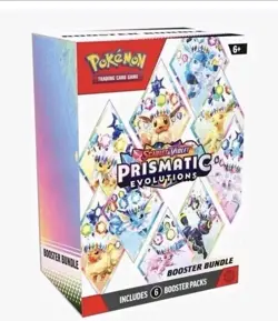 Pokemon Prismatic Evolutions Scarlet & Violet Booster Bundle-6 Packs-Sealed - Image 3
