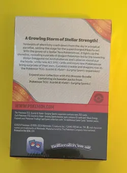 Pokemon TCG Scarlet & Violet - SURGING SPARKS Booster Bundle 6 Packs NEW SEALED - Image 3