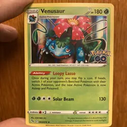 Venusaur 003/078 Pokemon GO Holo Rare – NM – Pokemon TCG – Stage 2 – Fast Ship - Image 1