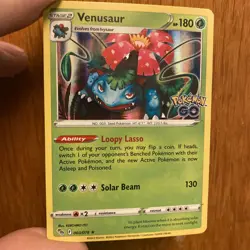 Venusaur 003/078 Pokemon GO Holo Rare – NM – Pokemon TCG – Stage 2 – Fast Ship - Image 2