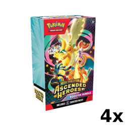 4x Pokemon Mega Evolution Ascended Heroes Booster Bundle PRESALE Ships 4/27-4/30 - Image 1