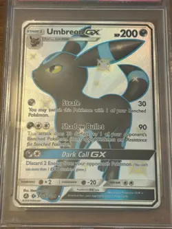 Pokemon Umbreon GX Hidden Fates Full Art #SV69 PSA 10 Gem Mint - Image 3