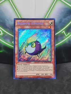 Yugioh Rainbow Kuriboh MP14-EN188 Secret Rare 1st Edition LP - Image 1