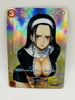 One Piece Goddess Nico Robin Nun #2 Special DIY Doujin Kawaii Art Holo Card - Image 1