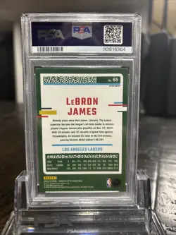 PSA 10 2023 Donruss Optic 65 LEBRON JAMES PHOTON SSP CASE HIT🥵🔥🔥 - Image 2