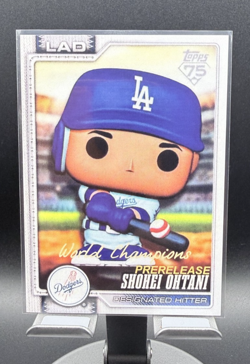 2026 Topps Series 1 Shohei Ohtani Funko Pop Prerelease Dealer Promo Card /99 - Image 1