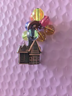 UP House Pin Disney Parks 2015 Carl and Ellie's House with Bead Balloons Pixar - Image 4