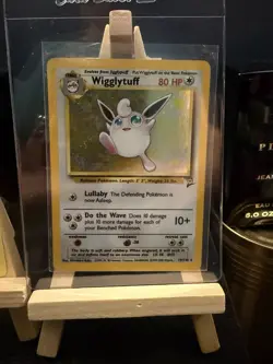 Pokemon TCG Wigglytuff Holo Rare Card 16/64 Excellent. - Image 1