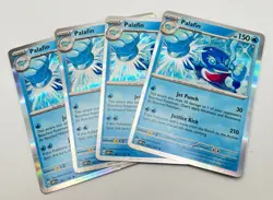 Pokemon Card Obsidian Flames Playset Palafin Holo 062/197 4x x4 - Image 1