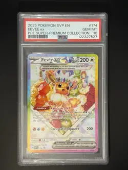 Pokemon TCG Eevee EX Prismatic Evolutions SPC Promo Card 174 - Image 1