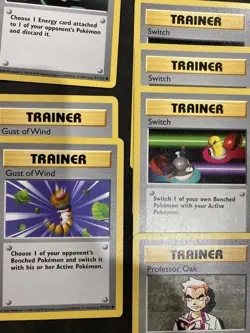 Pokemon TCG Base Set Shadowless Trainer 18 Card Lot - Image 3