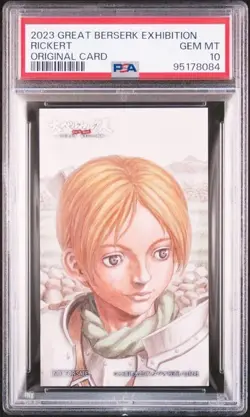 PSA 10 2023 THE GREAT BERSERK EXHIBITION LOTTERY ORIGINAL CARD RICKERT - Image 1