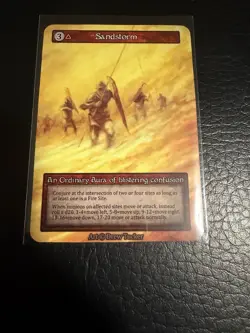 Sorcery Contested Realm SAMPLE Card Pre-alpha Sandstorm Non Foil - Image 1