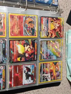 Charizard Lot 9 Card's Full Art's Holo And Reverse Holo Nice Pokemon Cards - Image 1