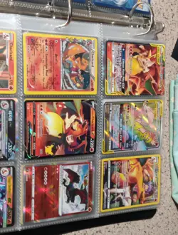 Charizard Lot 9 Card's Full Art's Holo And Reverse Holo Nice Pokemon Cards - Image 2