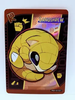 Pokemon Baby 151 Sandshrew Special Doujin Kawaii Holo Illustration Art Card - Image 1