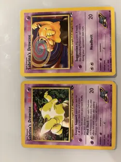Pokemon Gym Challenge Sabrina's 18 Card Lot Basic Pokemon Trainer Energy Regular - Image 3