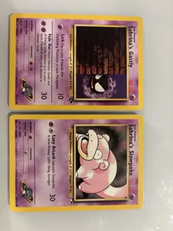 Pokemon Gym Challenge Sabrina's 18 Card Lot Basic Pokemon Trainer Energy Regular - Image 5