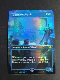 Murmuring Mystic (Borderless Foil) SPG MTG Secrets of Strixhaven - Image 1