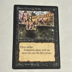 Magic The Gathering: Stone-Throw- Devils- Arabian Nights MTG English TCG - Image 1