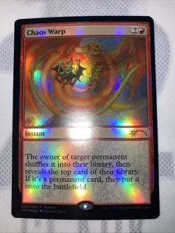 Magic The Gathering Foil Chaos Warp - Image 1