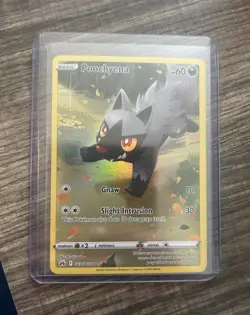 Pokemon Poochyena Holo GG33/GG70 Crown Zenith Galarian Gallery Ultra Rare 60 HP - Image 1