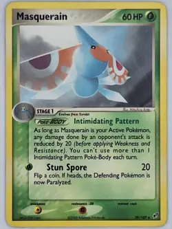 Masquerain 39/107 Pokemon - EX Deoxys LP - Image 1