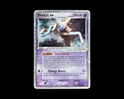 Pokemon Deoxys ex 97/107 EX Holo Rare EX 100HP 2005 Psychic Card - Image 1