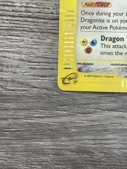 Pokemon TCG Dragonite Expedition Base Set Holo Rare Card 9/165 - Image 5