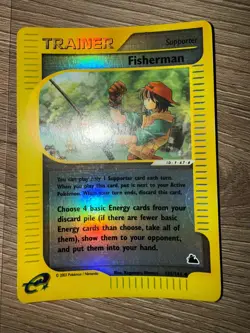 Pokemon - Fisherman 125/144 Skyridge Reverse Holo NM / LP - Image 2