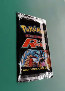 Pokemon Team Rocket EMPTY Booster Pack Gyarados Artwork Vintage Packet WOTC 2000 - Image 3