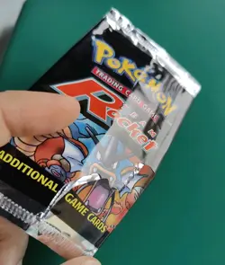 Pokemon Team Rocket EMPTY Booster Pack Gyarados Artwork Vintage Packet WOTC 2000 - Image 5