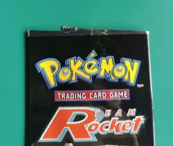 Pokemon Team Rocket EMPTY Booster Pack Giovanni Artwork Vintage Packet WOTC 2000 - Image 5