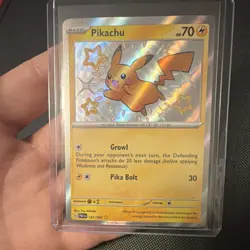 Pokemon Pikachu 131/091 SV: Paldean Fates Shiny Rare - Image 1