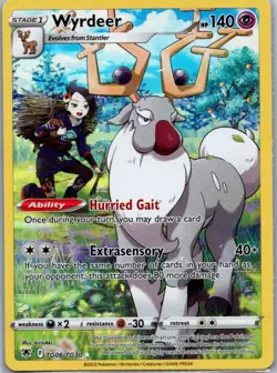 Wyrdeer TG06/TG30 Holo Astral Radiance Trainer Gallery Pokemon Holo NM - Image 1
