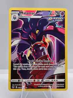 Malamar TG06/TG30 Holo Silver Tempest Trainer Gallery Pokemon NM - Image 1