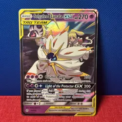 Solgaleo & Lunala GX 75/236 Ultra Rare Cosmic Eclipse SM Pokemon - Near Mint NM - Image 1