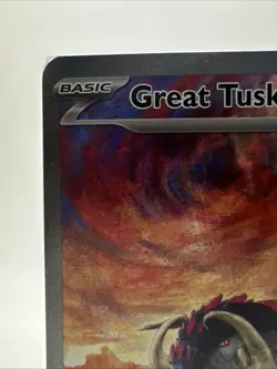 Pokemon Great Tusk ex Full Art Special Illustration Rare Holo 246/198 SV01 250 … - Image 2