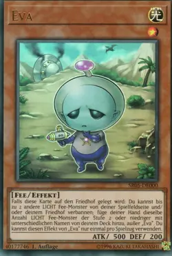 yugioh 1x Eva SR05-DE000 ULTRA RARE 1AUFLAGE DEUTSCH - Image 1