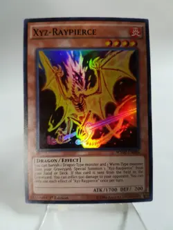 Yu-Gi-Oh World Superstars #WSUP-EN046 Xyz-Raypierce SR - Image 1