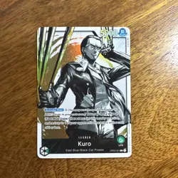 Kuro One Piece TCG OP03-021 Alt Art Leader AAL Pillars of Strength - Image 1